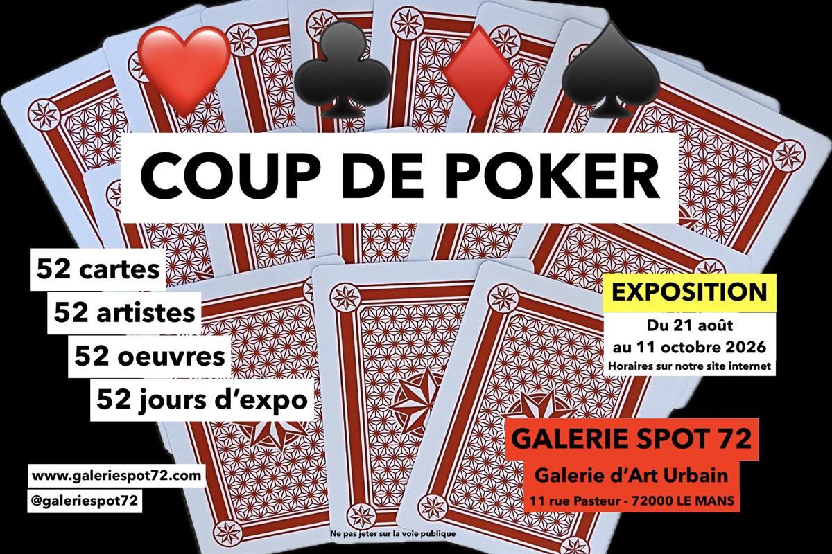 Coup de poker : 52 cartes, 52 artistes