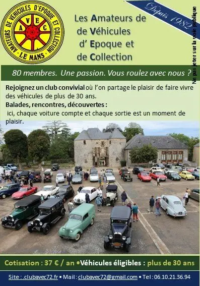 Exposition de véhicules d'époque et de collection