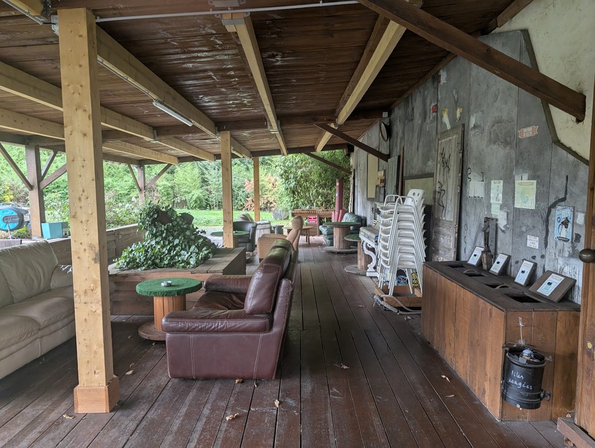 La terrasse couverte