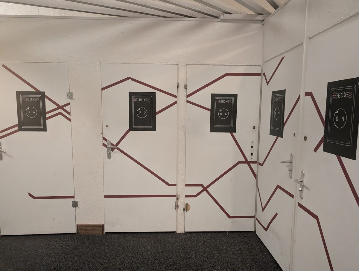 Les portes des box de stockage