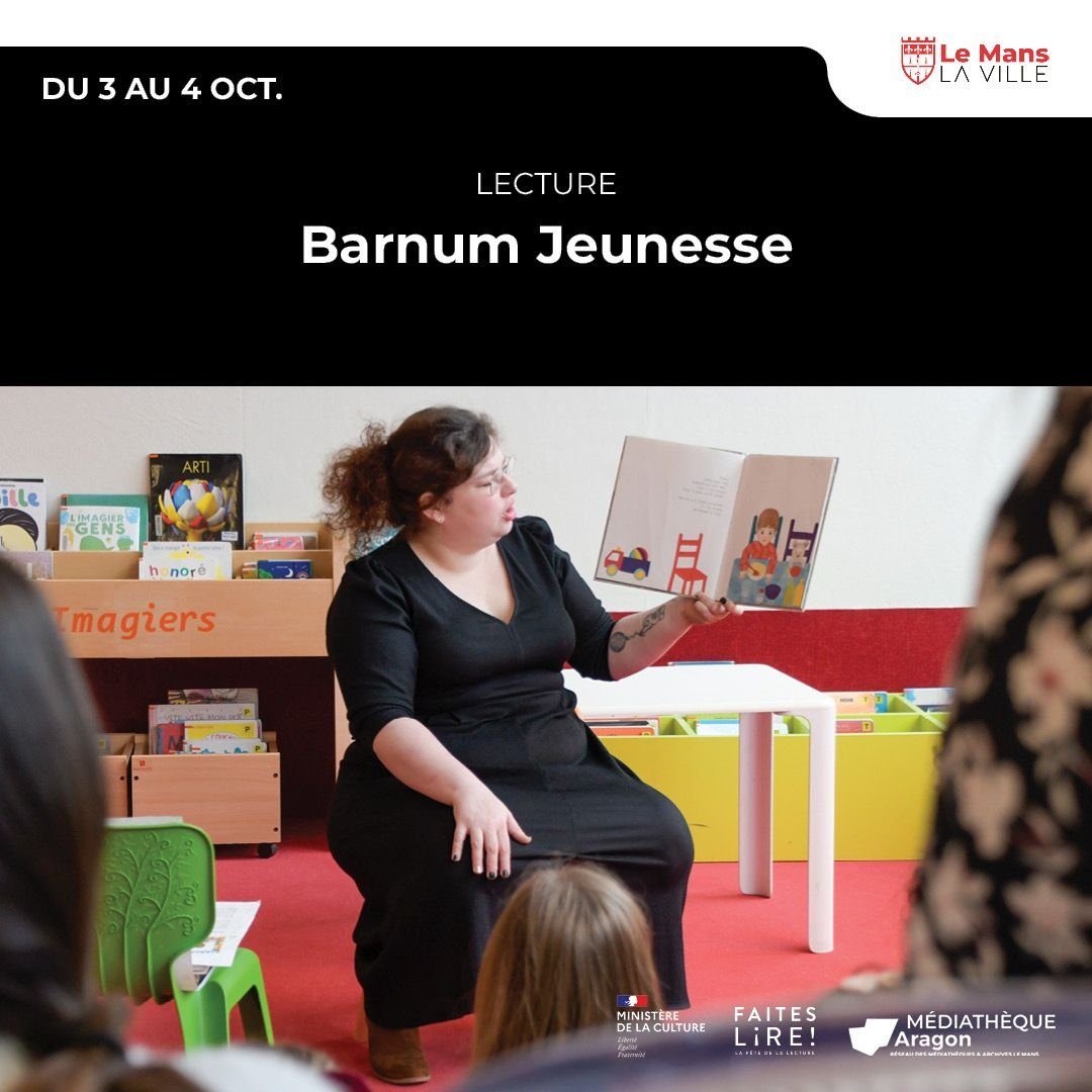 Barnum jeunesse des médiathèques au salon Faites Lire !