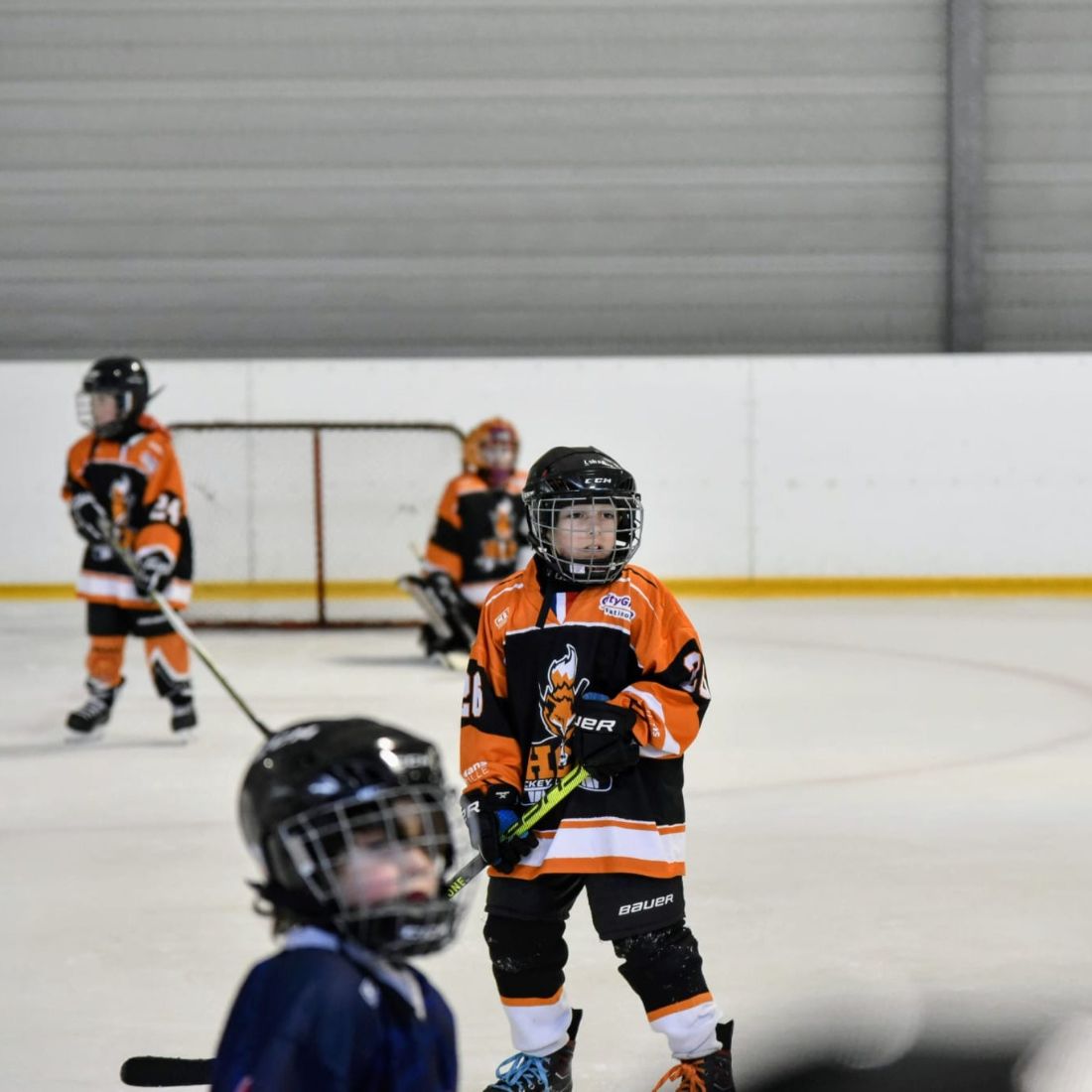 Plateau de hockey U7 à CityGlace