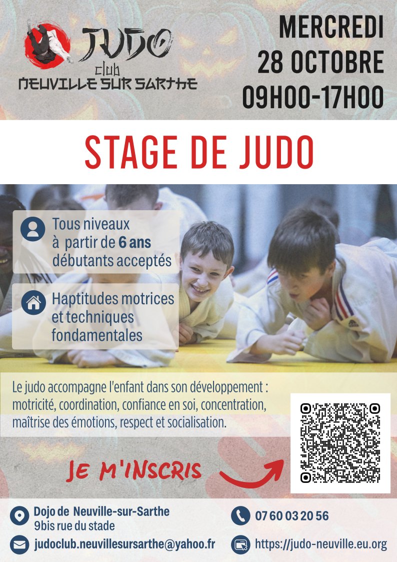 Stage de judo ouvert à tous