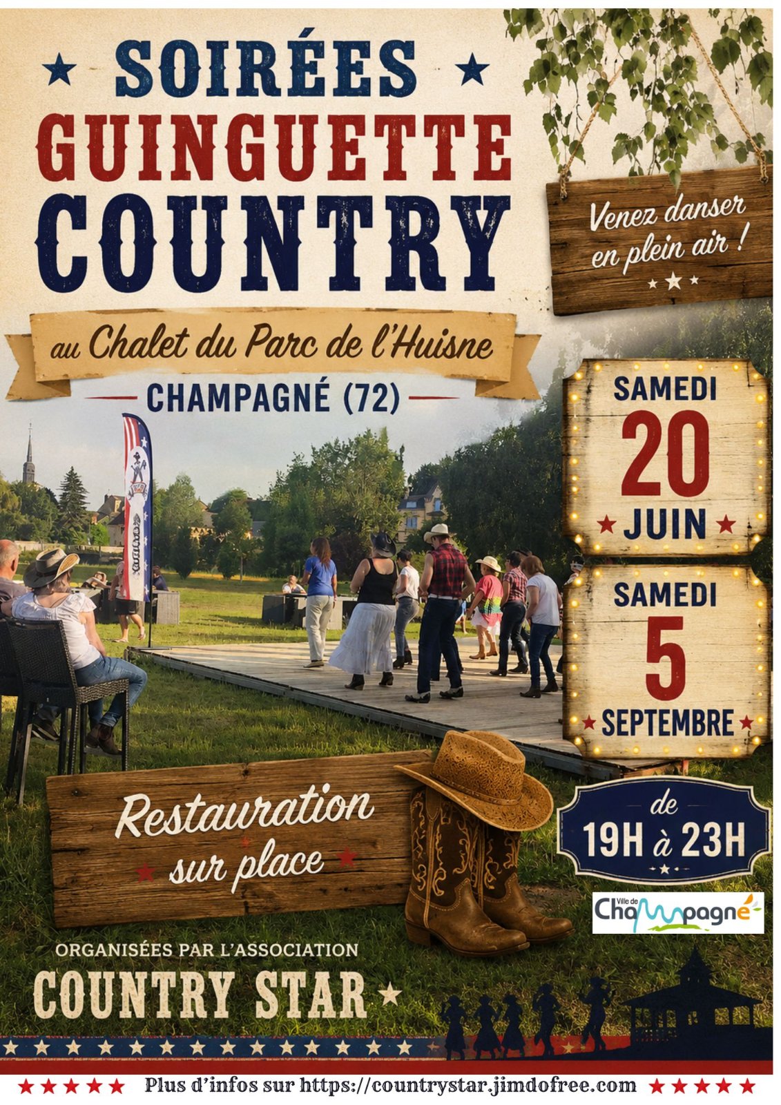 Soirée country - Festi'Été Guinguette